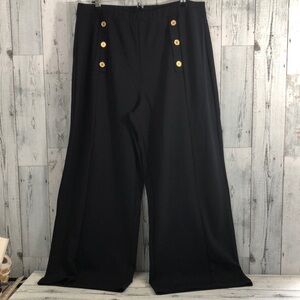 Saint + Sophia Chelsea Wide Leg Navy Jersey Pant 16